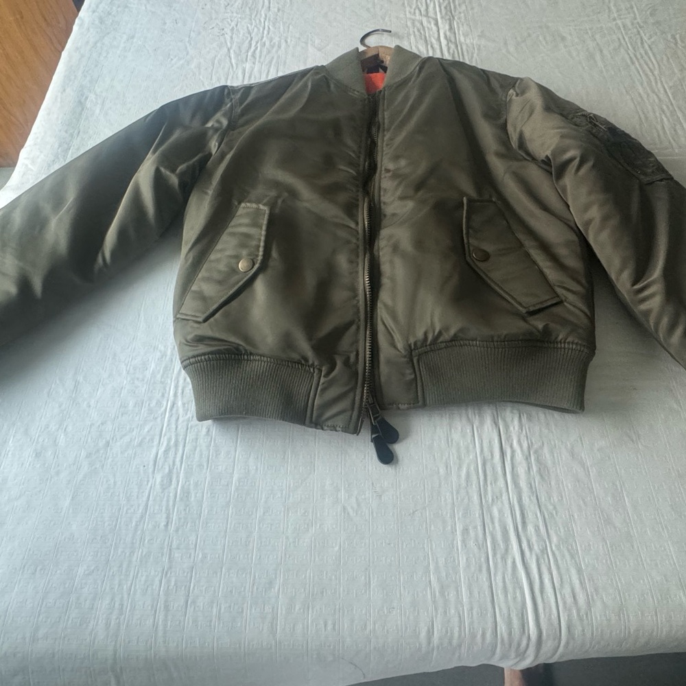 Guess Olive Bomber Jacket